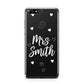 Personalised Mrs with Hearts Huawei Y7 2018