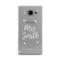 Personalised Mrs with Hearts Samsung Galaxy A5 Case
