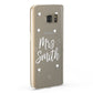 Personalised Mrs with Hearts Samsung Galaxy Case Fourty Five Degrees