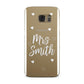 Personalised Mrs with Hearts Samsung Galaxy Case