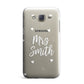 Personalised Mrs with Hearts Samsung Galaxy J7 Case