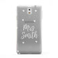 Personalised Mrs with Hearts Samsung Galaxy Note 3 Case
