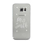 Personalised Mrs with Hearts Samsung Galaxy S6 Edge Case