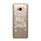 Personalised Mrs with Hearts Samsung Galaxy S8 Plus Case