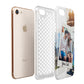 Personalised Multi Photo White Border Apple iPhone 7 8 3D Tough Case Expanded View