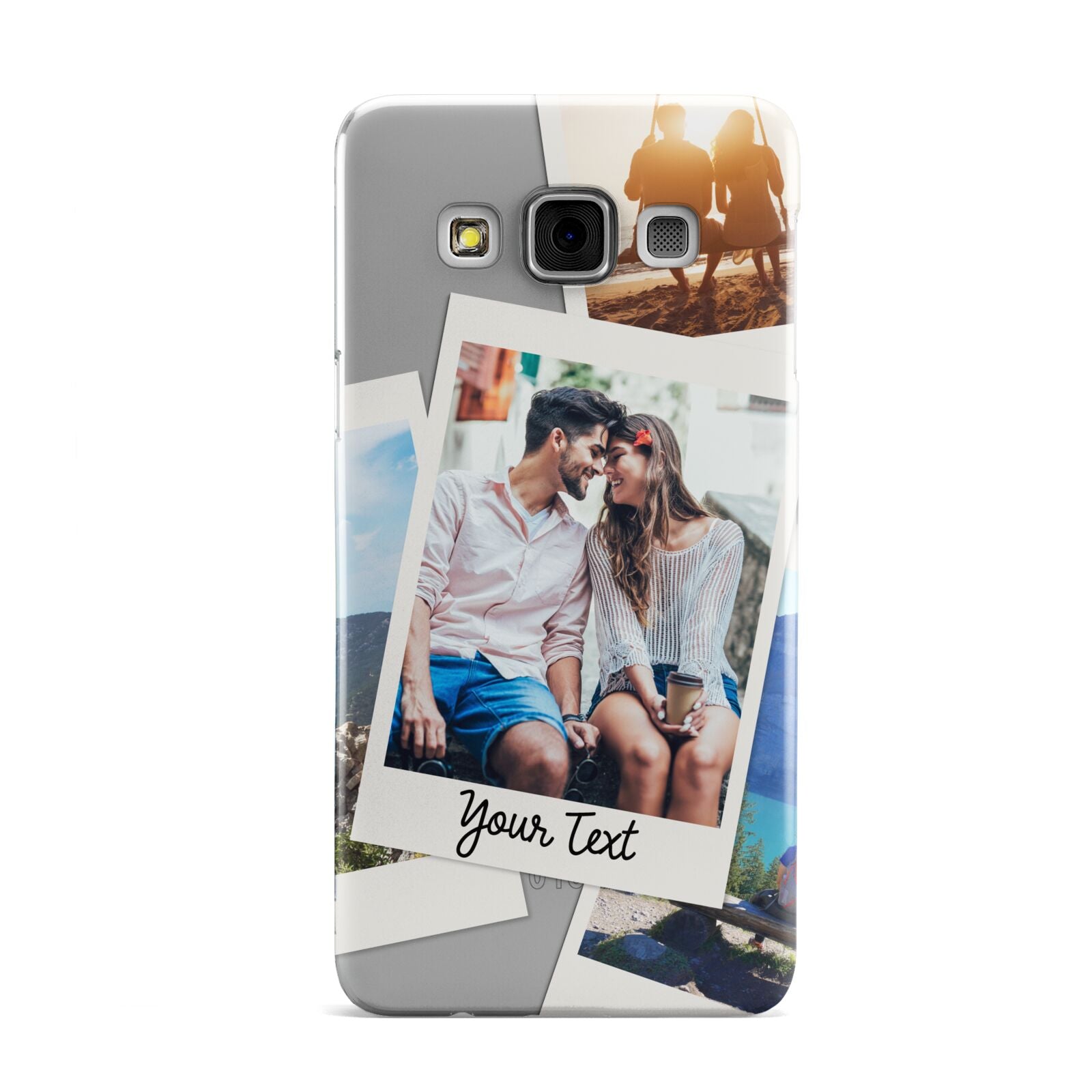 Personalised Multi Photo White Border Samsung Galaxy A3 Case