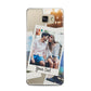 Personalised Multi Photo White Border Samsung Galaxy A5 2016 Case on gold phone
