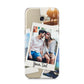 Personalised Multi Photo White Border Samsung Galaxy A5 2017 Case on gold phone