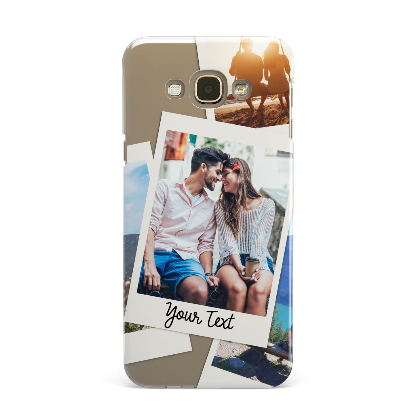 Personalised Multi Photo White Border Samsung Galaxy A8 Case