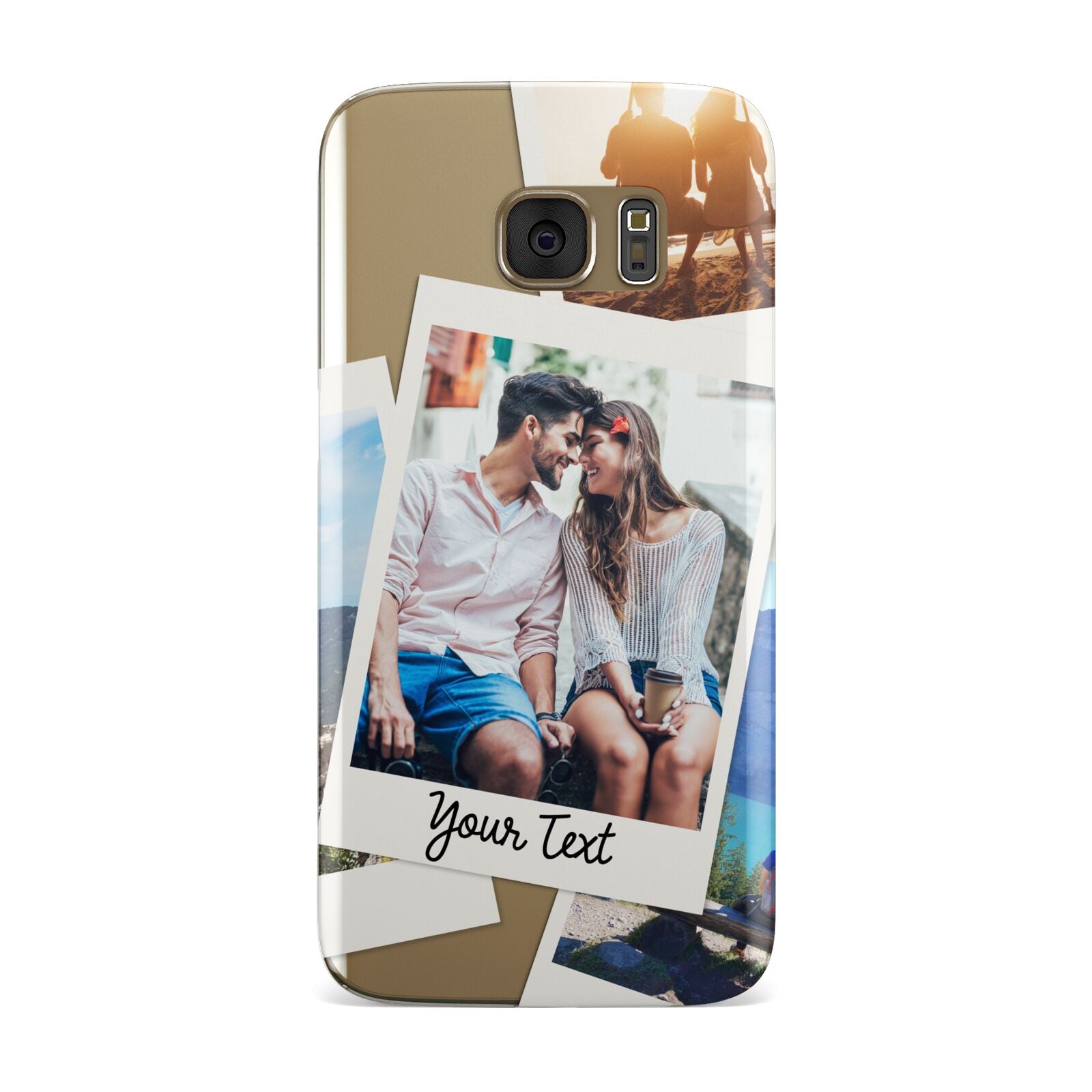 Personalised Multi Photo White Border Samsung Galaxy Case