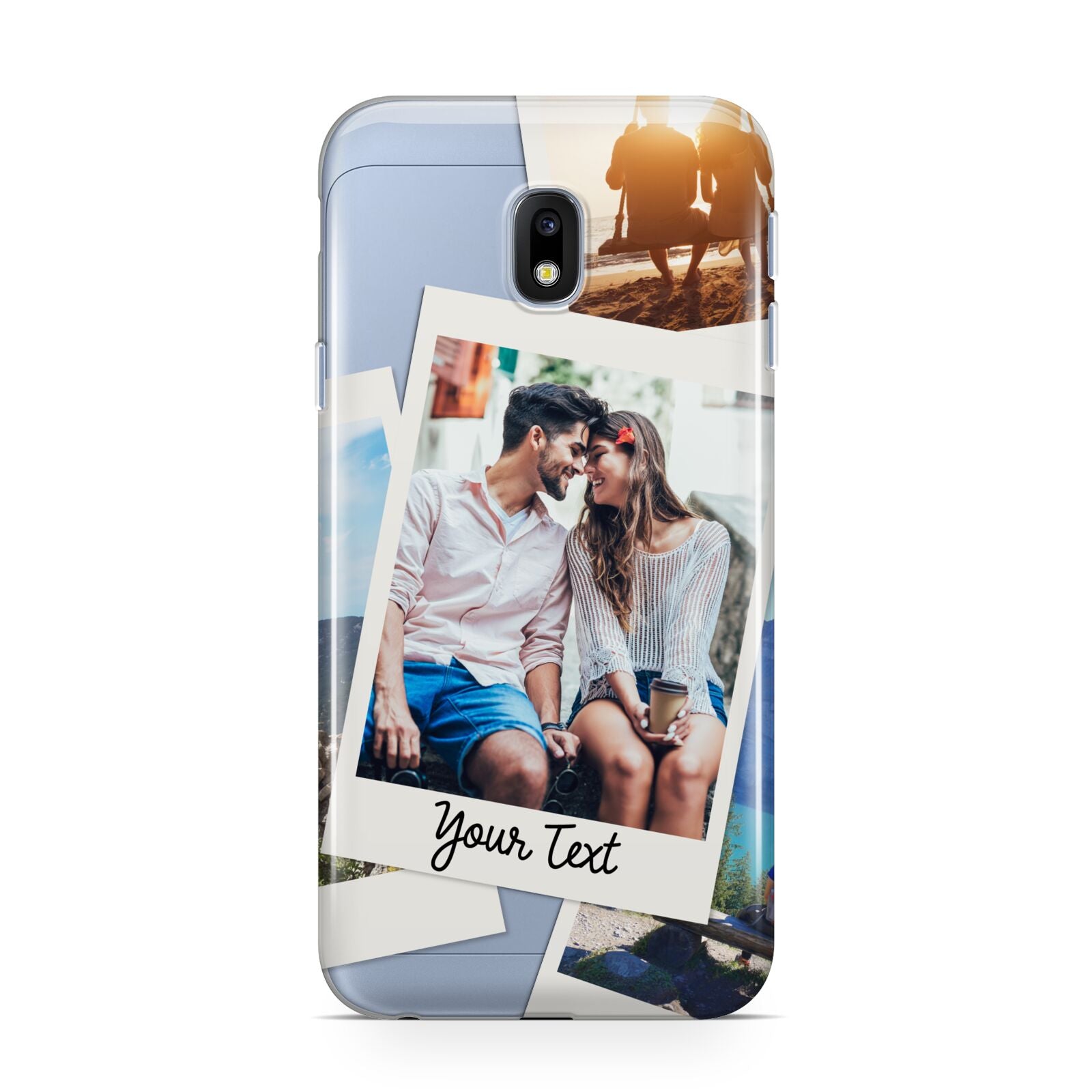 Personalised Multi Photo White Border Samsung Galaxy J3 2017 Case