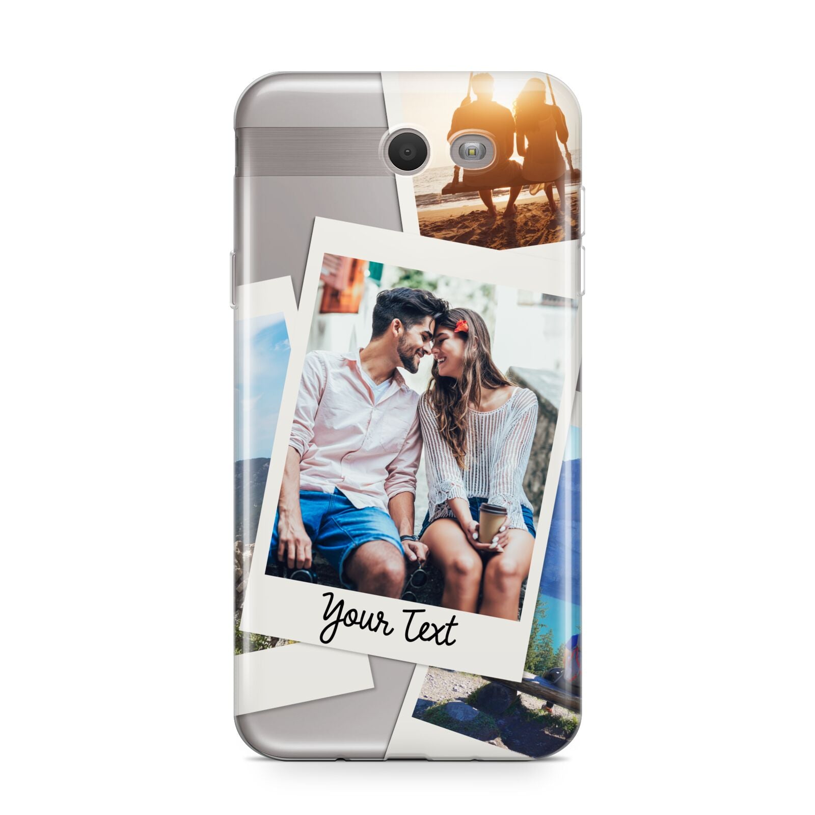 Personalised Multi Photo White Border Samsung Galaxy J7 2017 Case