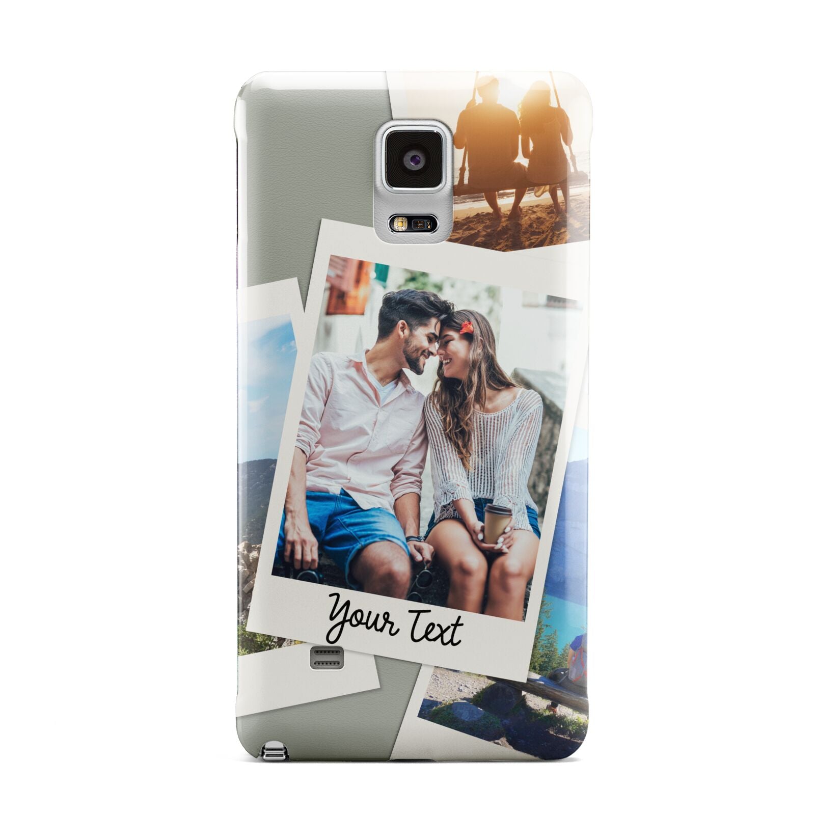 Personalised Multi Photo White Border Samsung Galaxy Note 4 Case