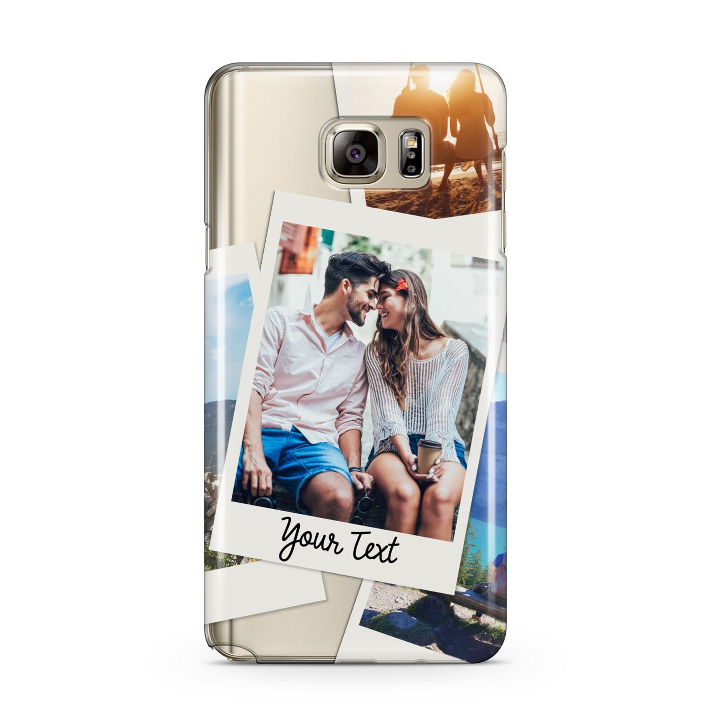 Personalised Multi Photo White Border Samsung Galaxy Note 5 Case