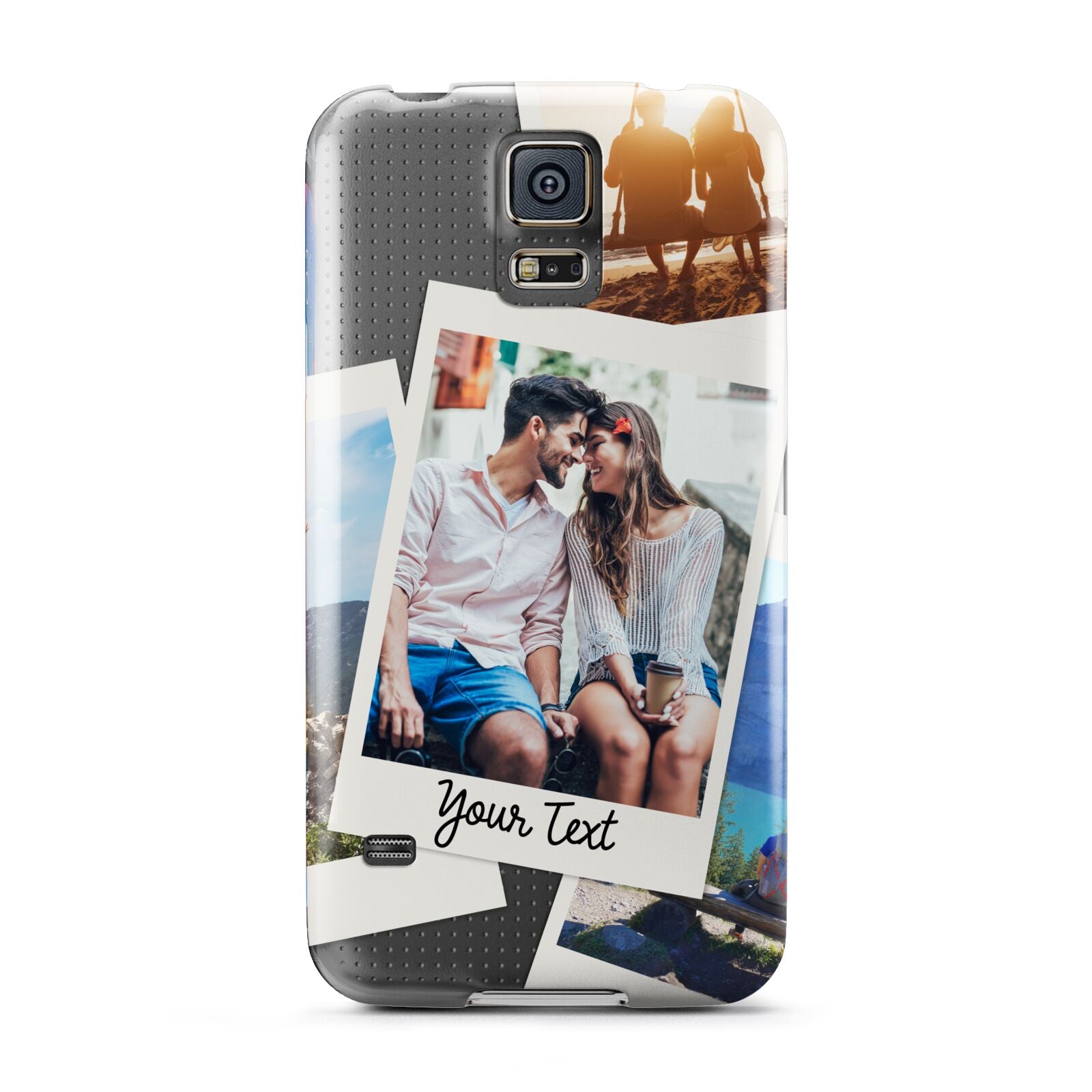 Personalised Multi Photo White Border Samsung Galaxy S5 Case