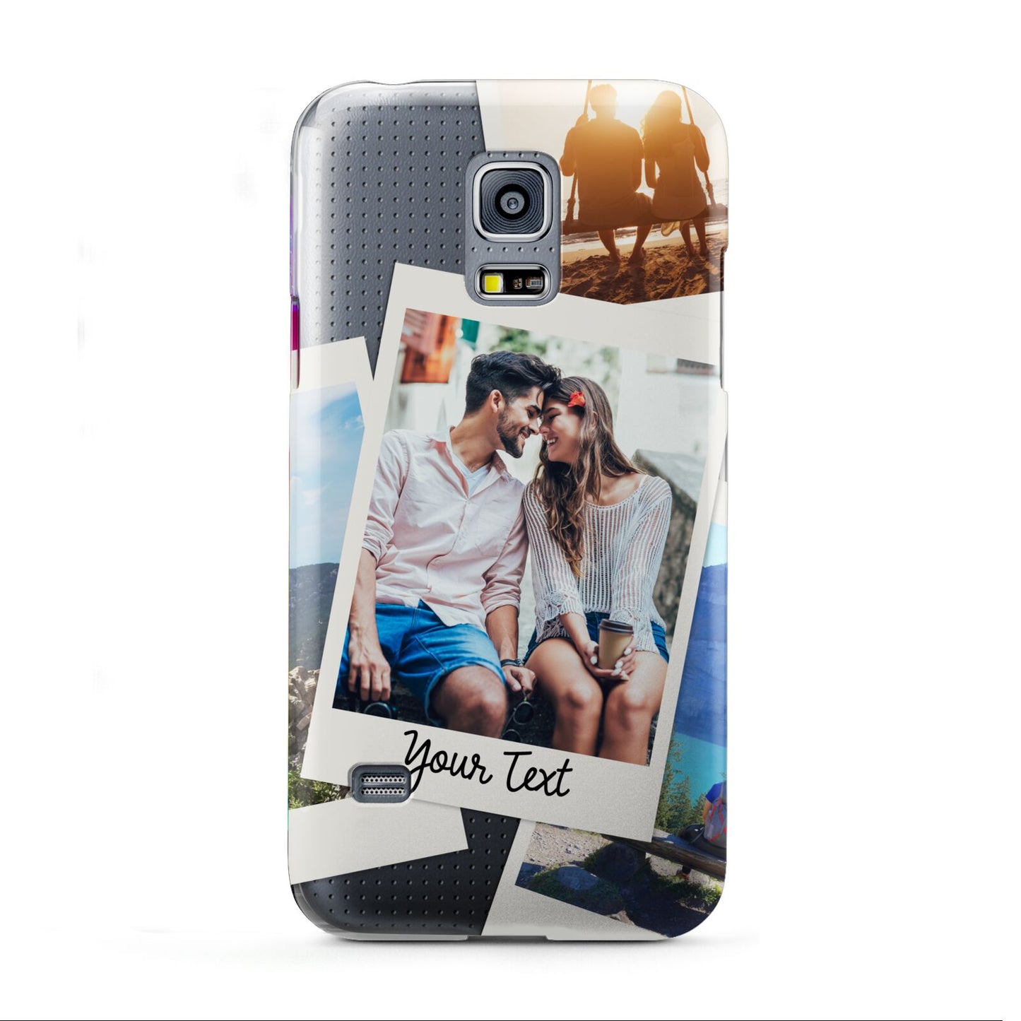 Personalised Multi Photo White Border Samsung Galaxy S5 Mini Case