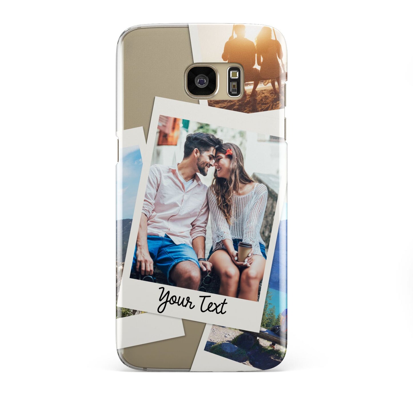 Personalised Multi Photo White Border Samsung Galaxy S7 Edge Case