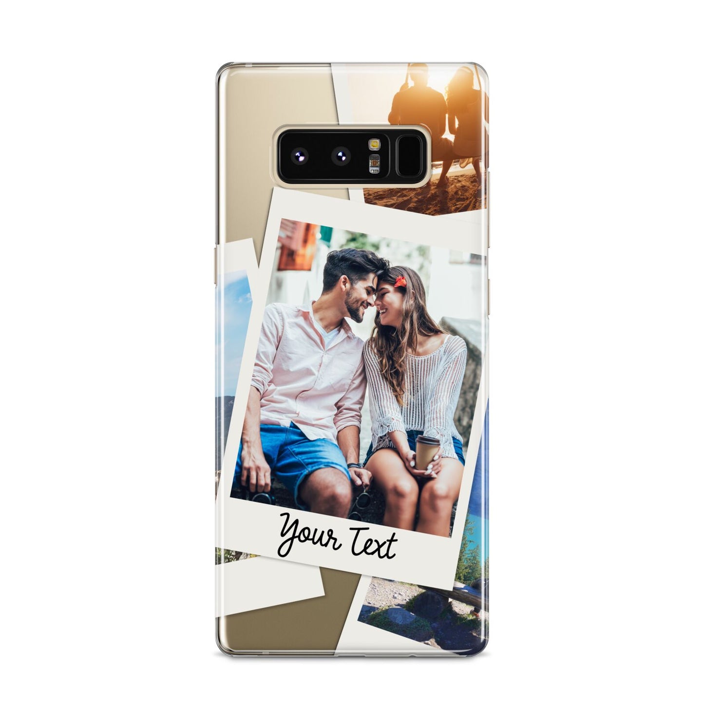 Personalised Multi Photo White Border Samsung Galaxy S8 Case