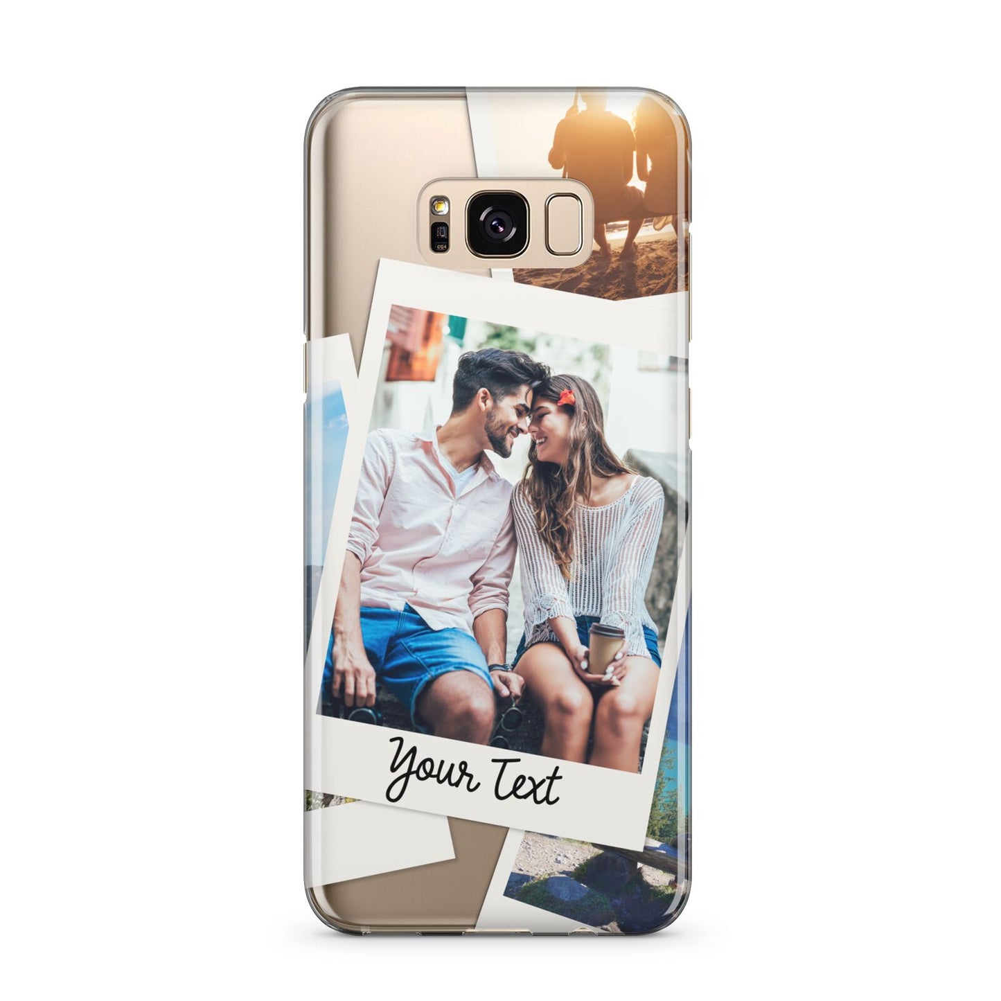 Personalised Multi Photo White Border Samsung Galaxy S8 Plus Case