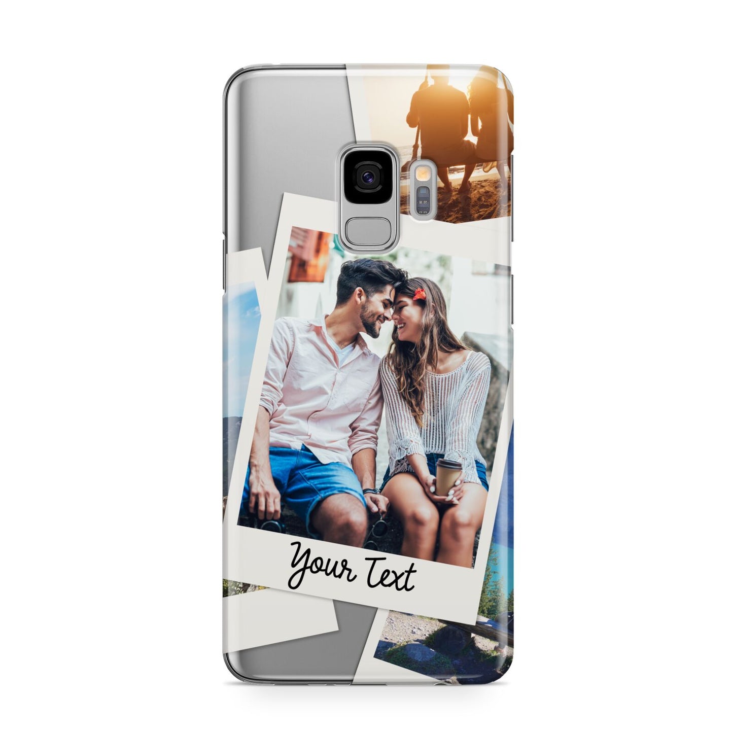 Personalised Multi Photo White Border Samsung Galaxy S9 Case