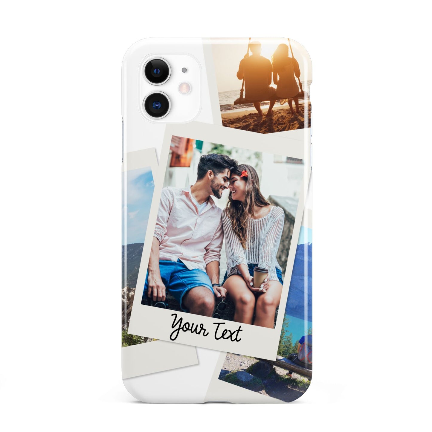 Personalised Multi Photo White Border iPhone 11 3D Tough Case