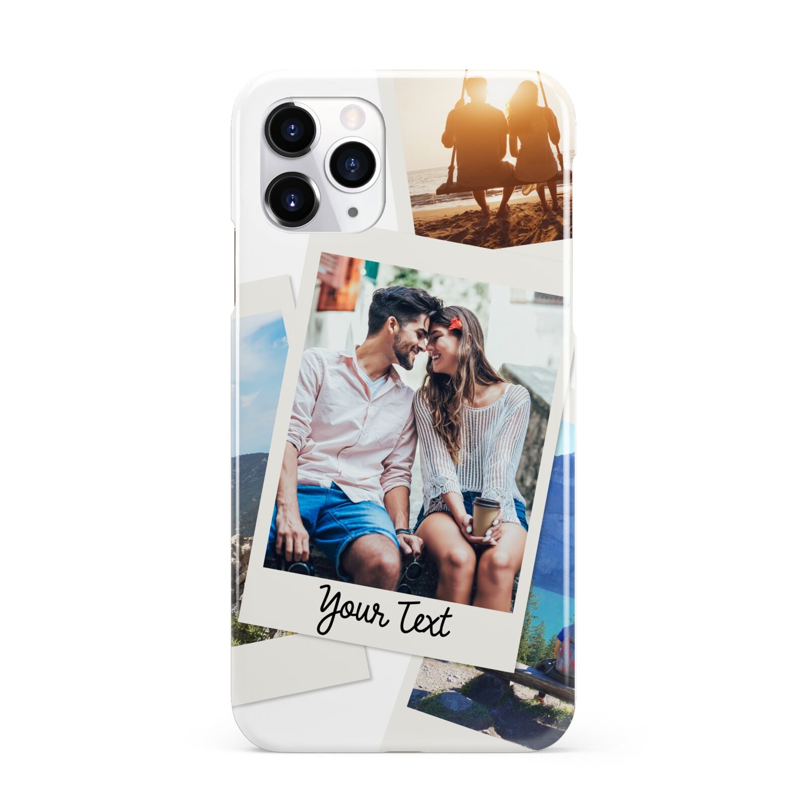 Personalised Multi Photo White Border iPhone 11 Pro 3D Snap Case