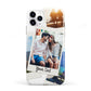 Personalised Multi Photo White Border iPhone 11 Pro 3D Tough Case
