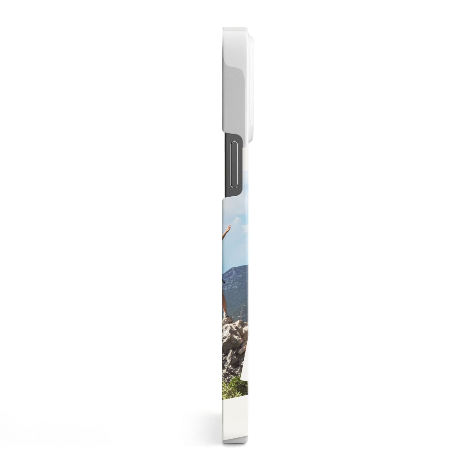 Personalised Multi Photo White Border iPhone 13 Pro Max Side Image 3D Snap Case