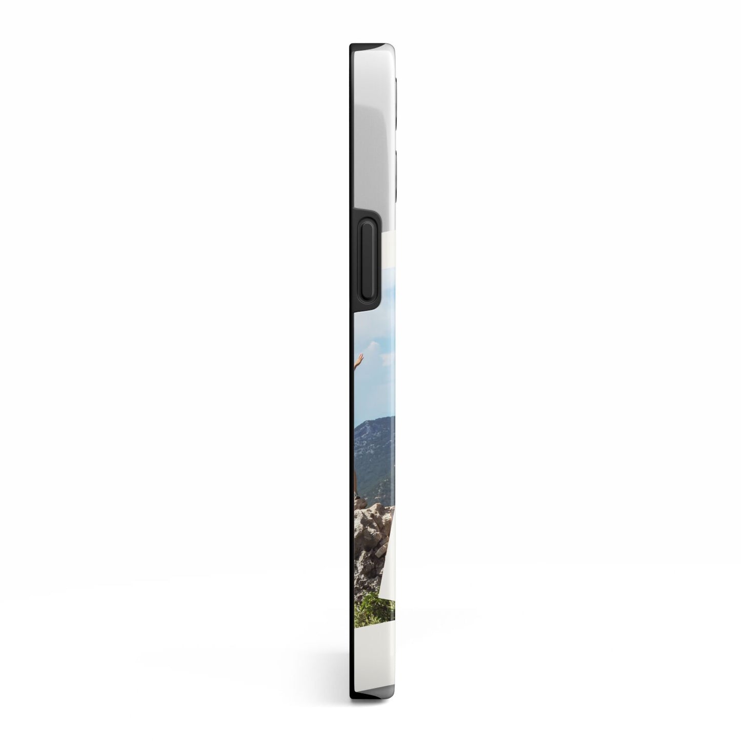 Personalised Multi Photo White Border iPhone 13 Pro Max Side Image 3D Tough Case