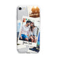 Personalised Multi Photo White Border iPhone 7 Bumper Case on Silver iPhone