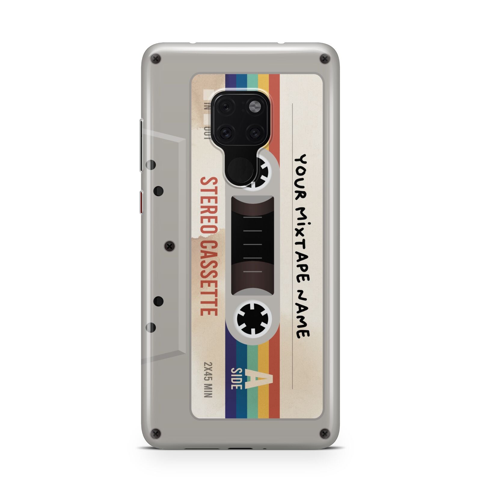 Personalised Multicoloured Mixtape Huawei Mate 20 Phone Case