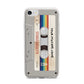 Personalised Multicoloured Mixtape iPhone 7 Bumper Case on Silver iPhone