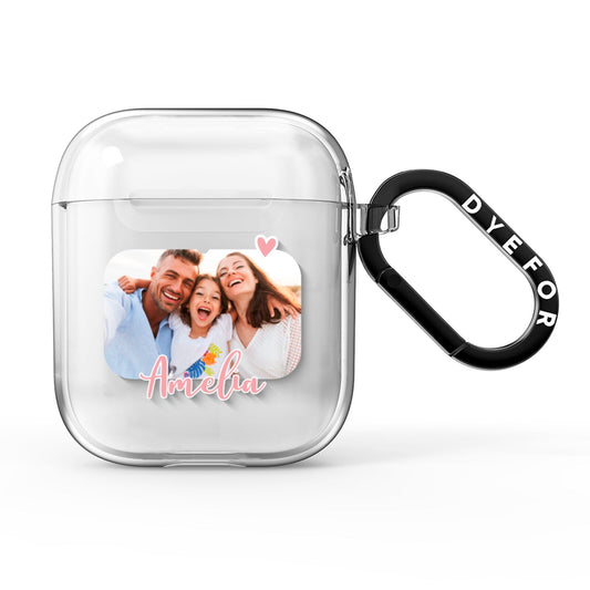 Personalised Mummy Photo AirPods Clear Case