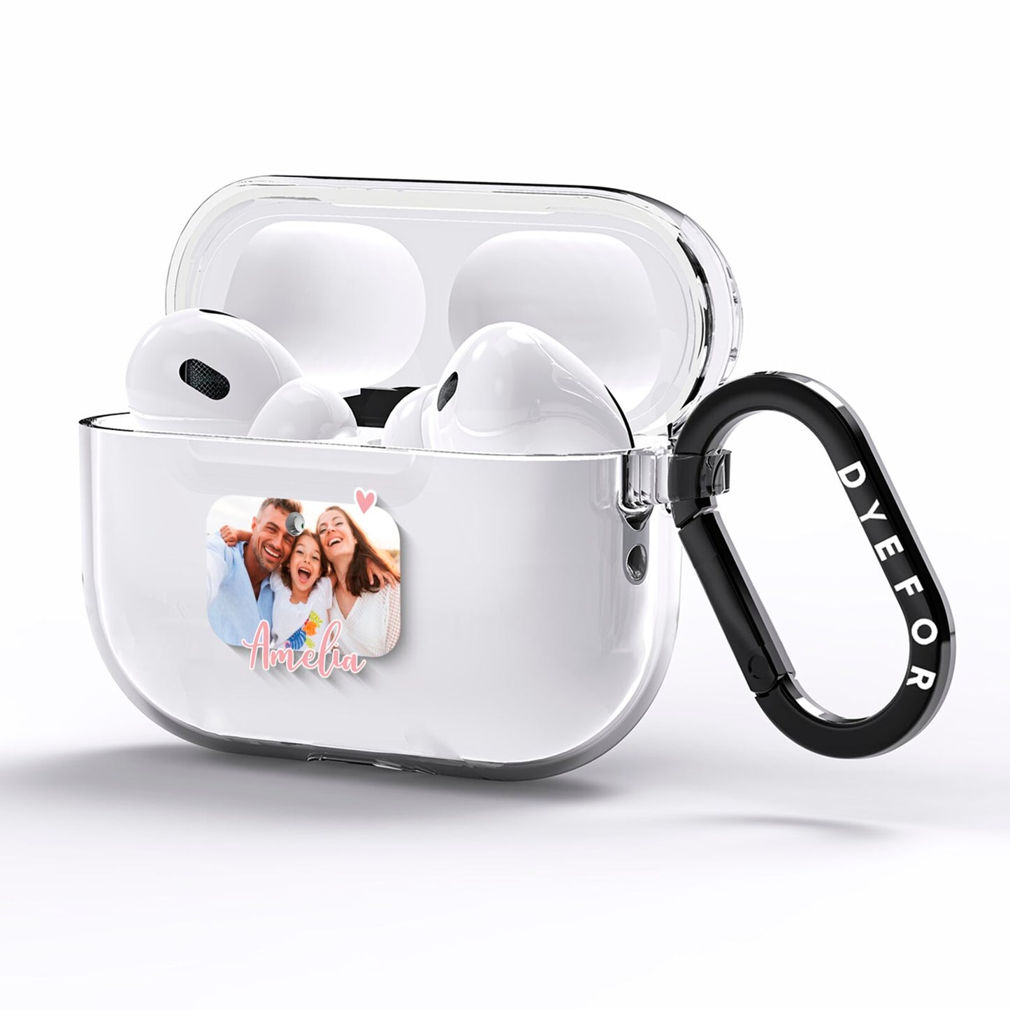 Personalised Mummy Photo AirPods Pro Clear Case Side Image