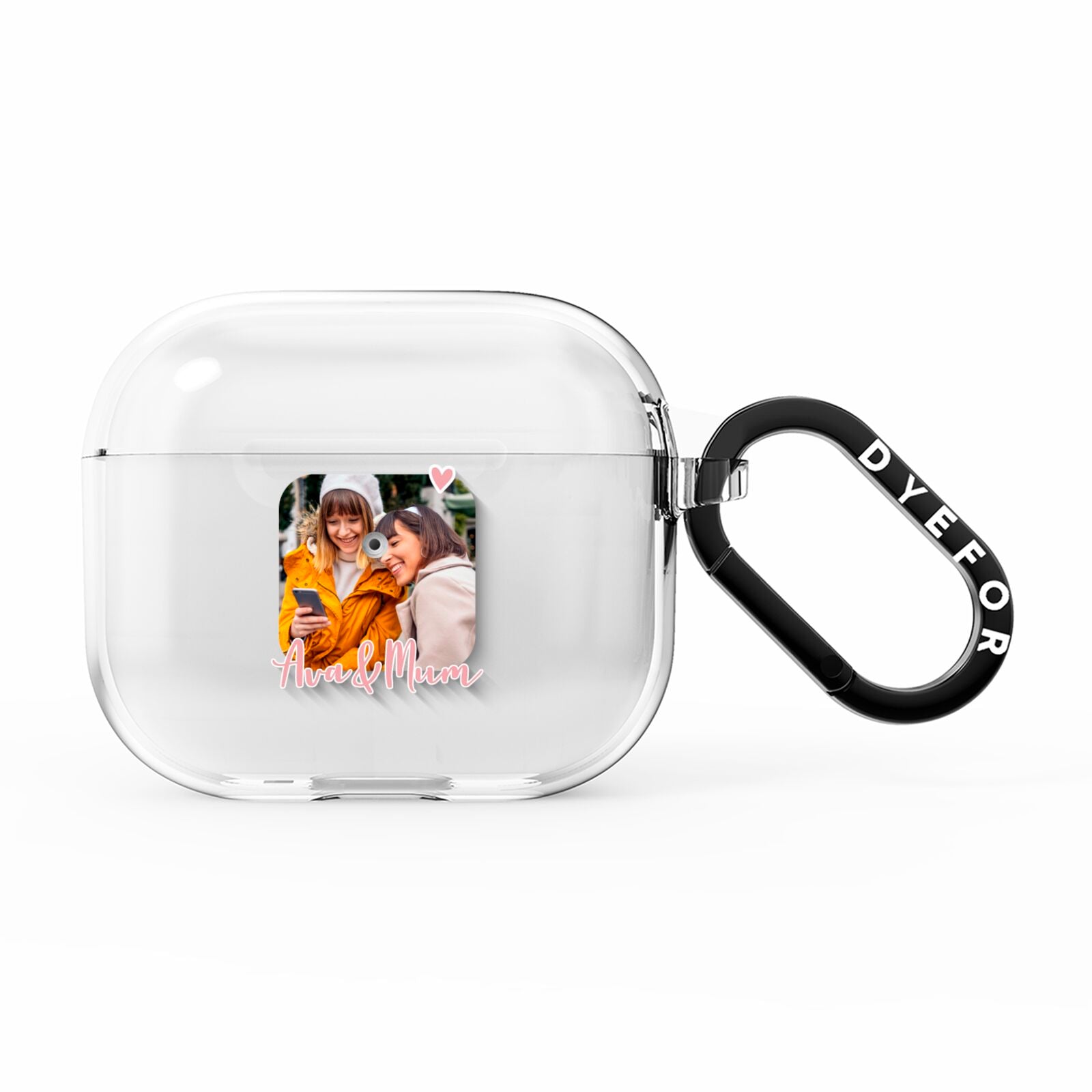 Personalised Mummy Photo Upload AirPods Clear Case 3rd Gen