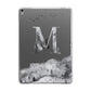Personalised Mystical Monogram Clear Apple iPad Grey Case