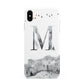 Personalised Mystical Monogram Clear Apple iPhone Xs Max 3D Tough Case