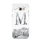 Personalised Mystical Monogram Clear Samsung Galaxy A5 2017 Case on gold phone