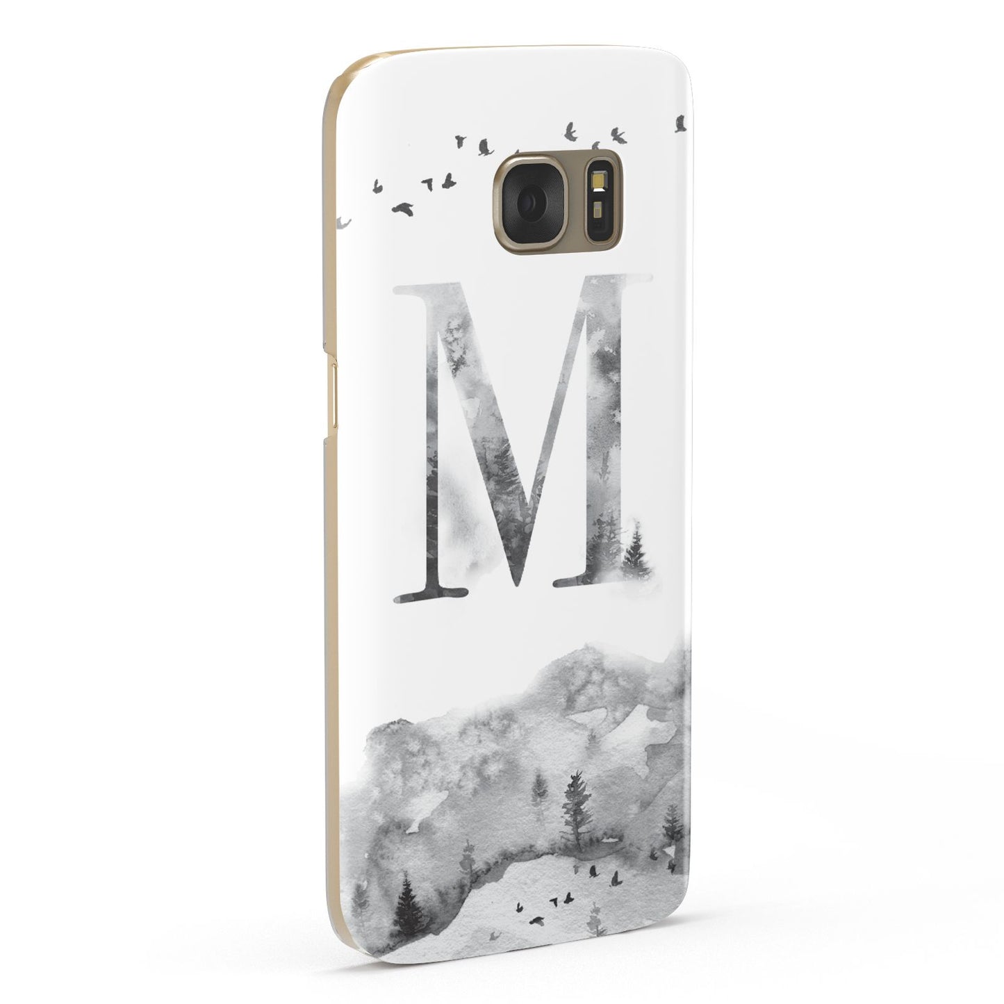 Personalised Mystical Monogram Clear Samsung Galaxy Case Fourty Five Degrees