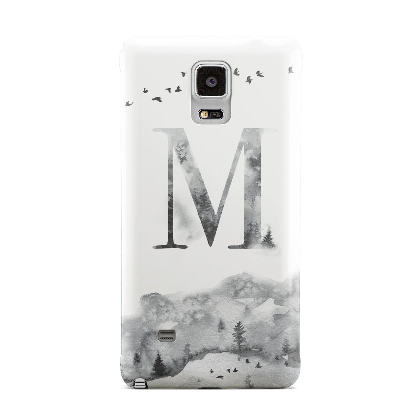 Personalised Mystical Monogram Clear Samsung Galaxy Note 4 Case