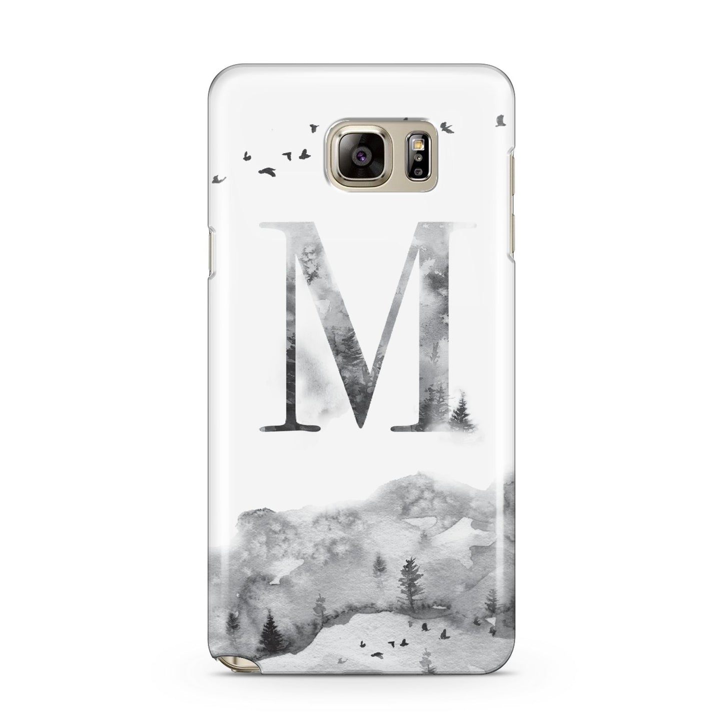 Personalised Mystical Monogram Clear Samsung Galaxy Note 5 Case