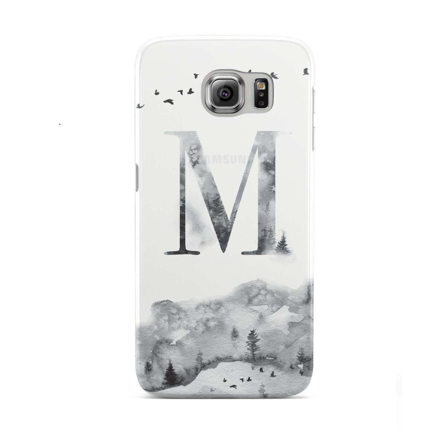 Personalised Mystical Monogram Clear Samsung Galaxy S6 Case