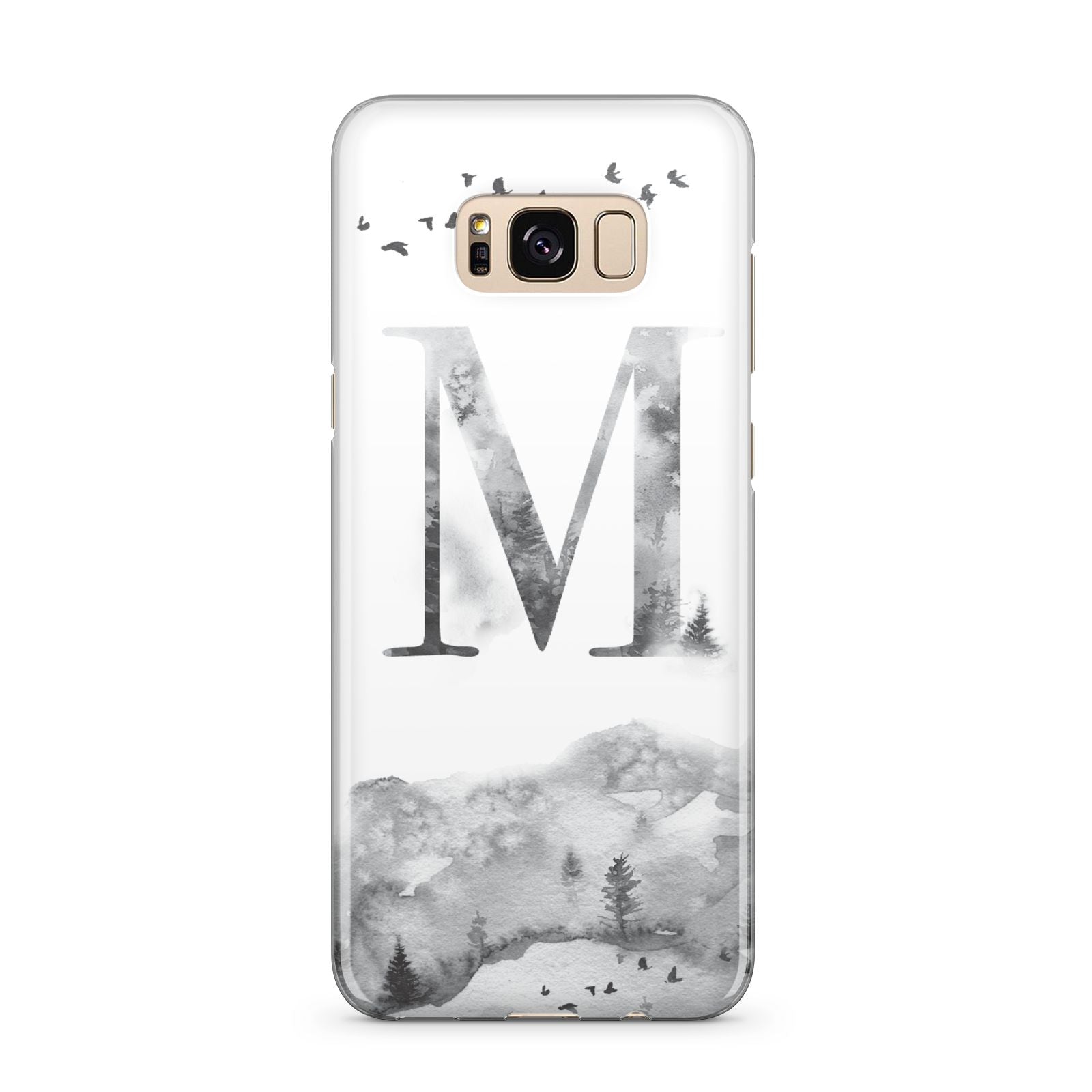 Personalised Mystical Monogram Clear Samsung Galaxy S8 Plus Case