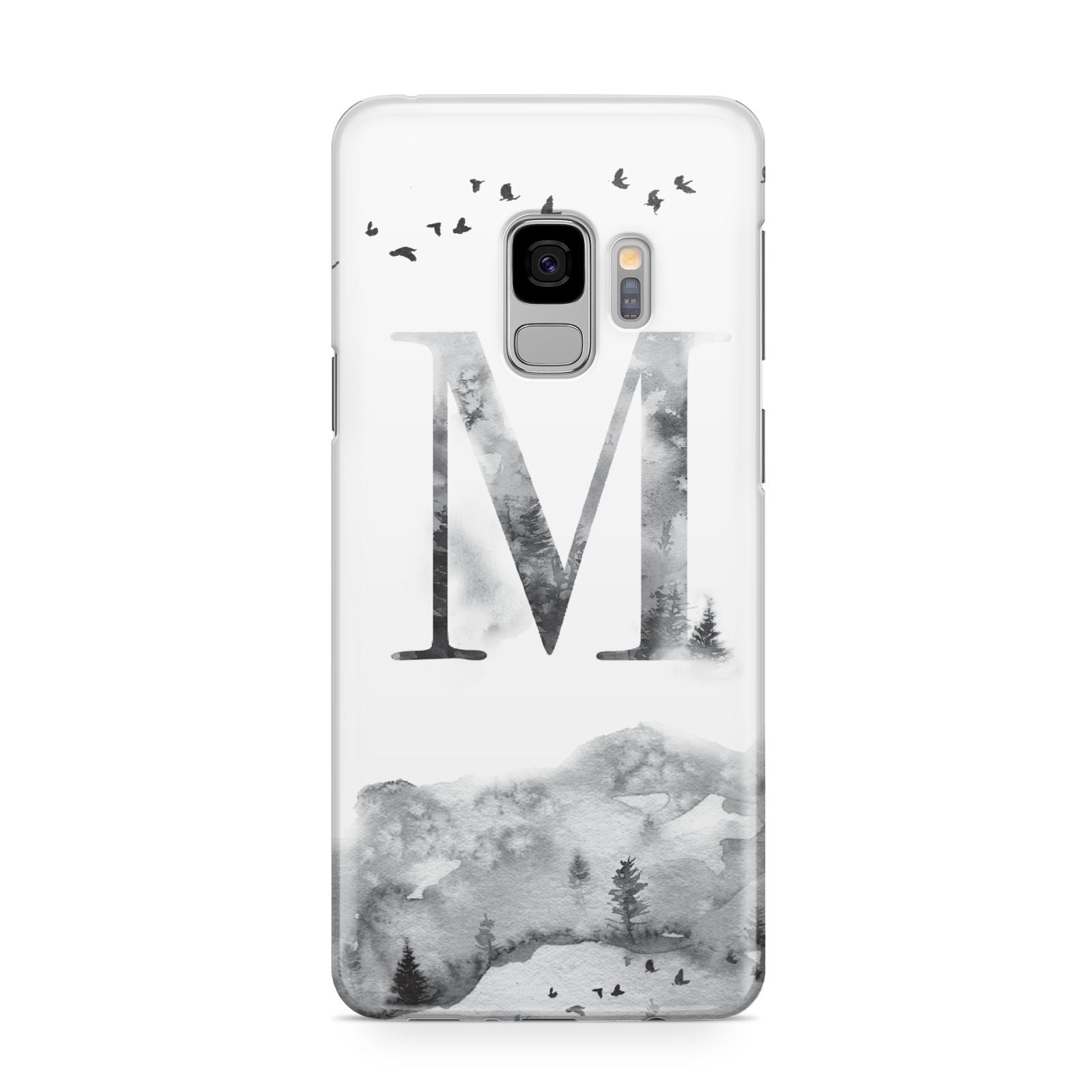 Personalised Mystical Monogram Clear Samsung Galaxy S9 Case