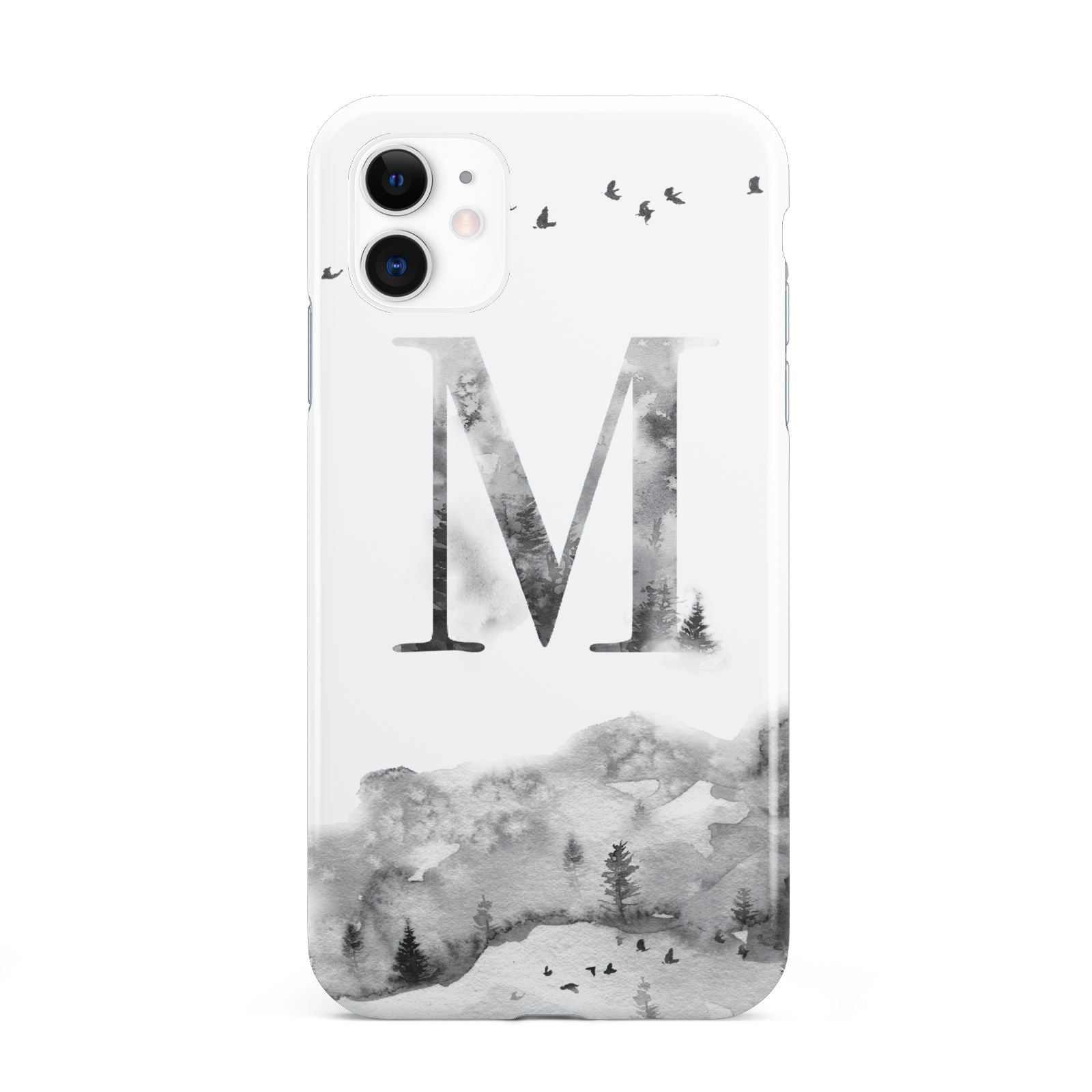 Personalised Mystical Monogram Clear iPhone 11 3D Tough Case