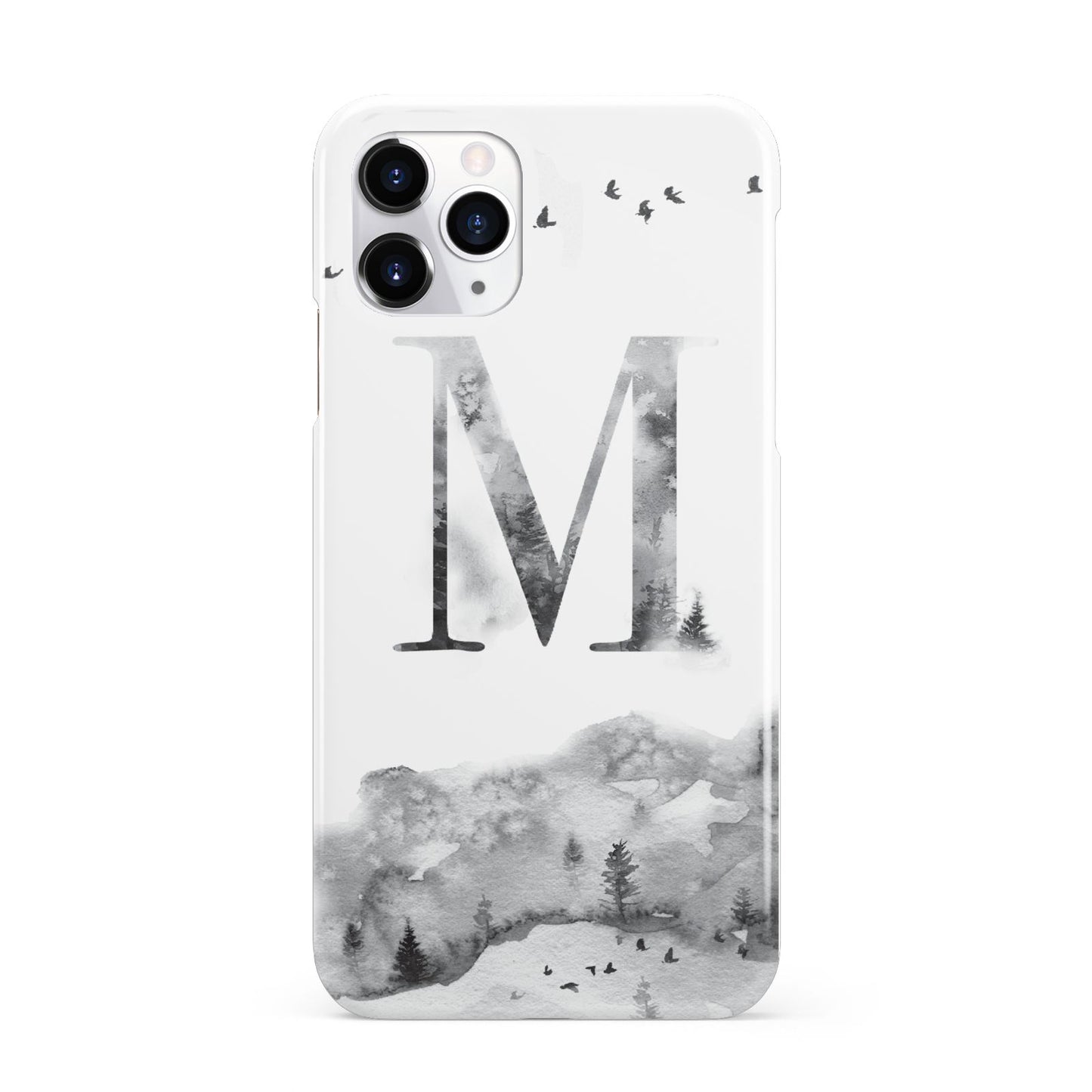 Personalised Mystical Monogram Clear iPhone 11 Pro 3D Snap Case