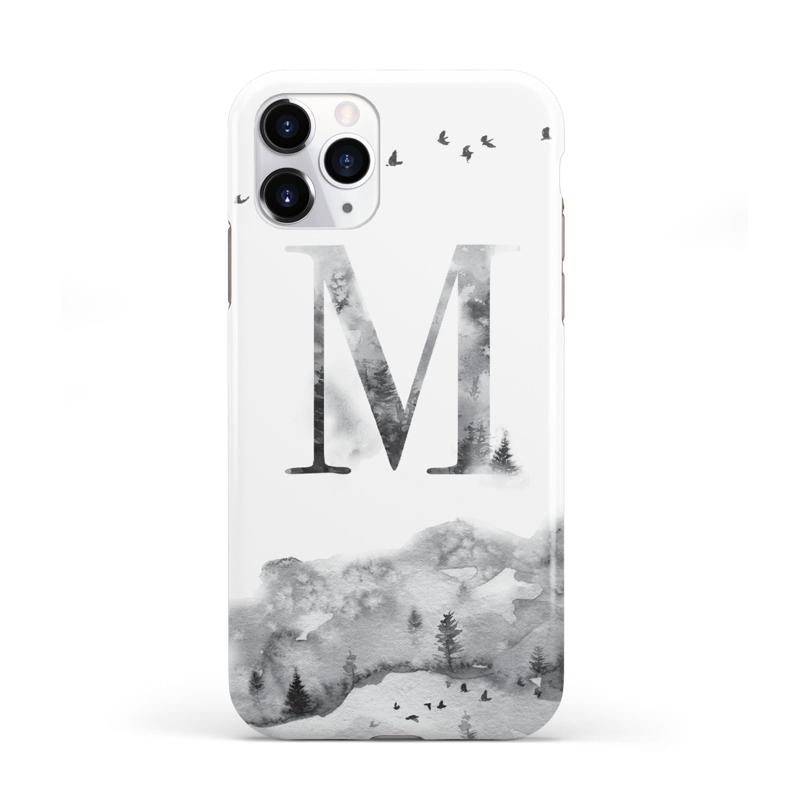 Personalised Mystical Monogram Clear iPhone 11 Pro 3D Tough Case