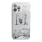 Personalised Mystical Monogram Clear iPhone 13 Pro Max TPU Impact Case with White Edges