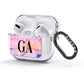 Personalised Mystical Sky AirPods Glitter Case 3rd Gen Side Image