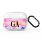 Personalised Mystical Sky AirPods Pro Clear Case